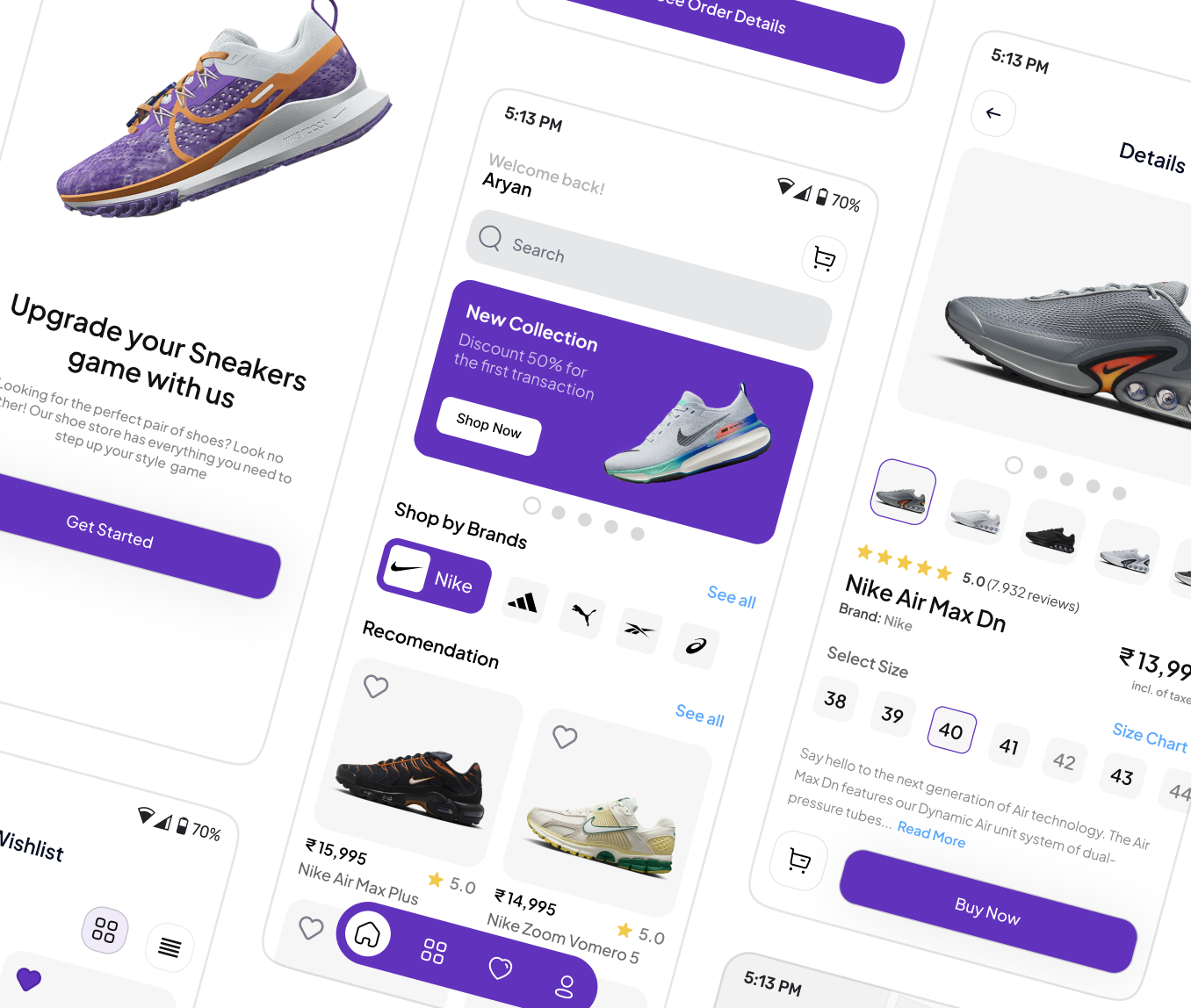 UX Project - Shoe Store App